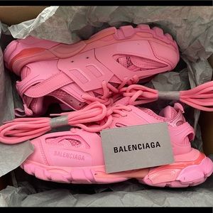 Balenciaga track runners pink size 9